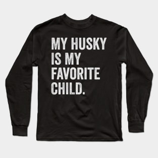 Husky Dog Lover Long Sleeve T-Shirt